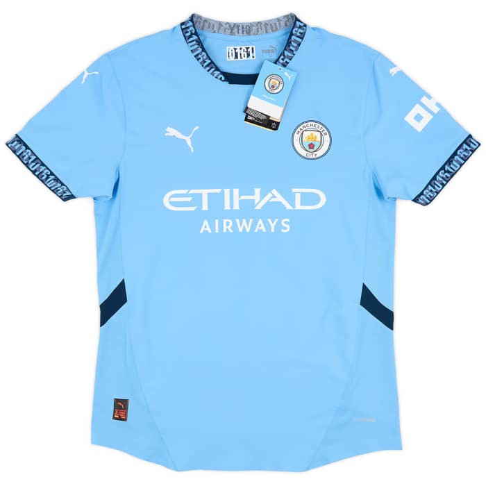 2024-25 Manchester City Authentic Home Shirt Rodrigo #16