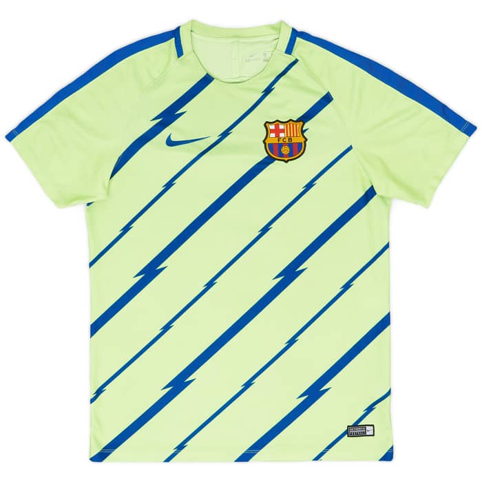 2017-18 Barcelona Nike Training Shirt - 8/10 - (M)