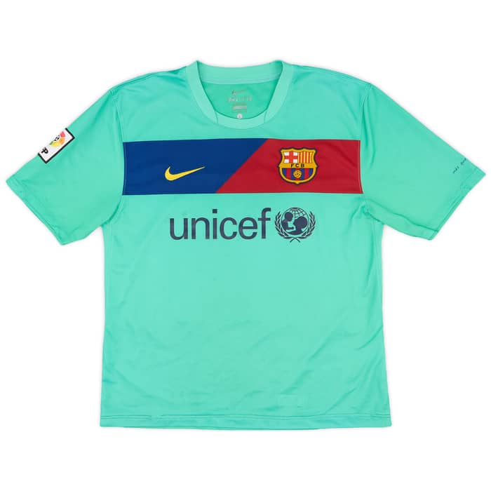 2010-11 Barcelona Away Shirt Messi #10 - 5/10 - (L)