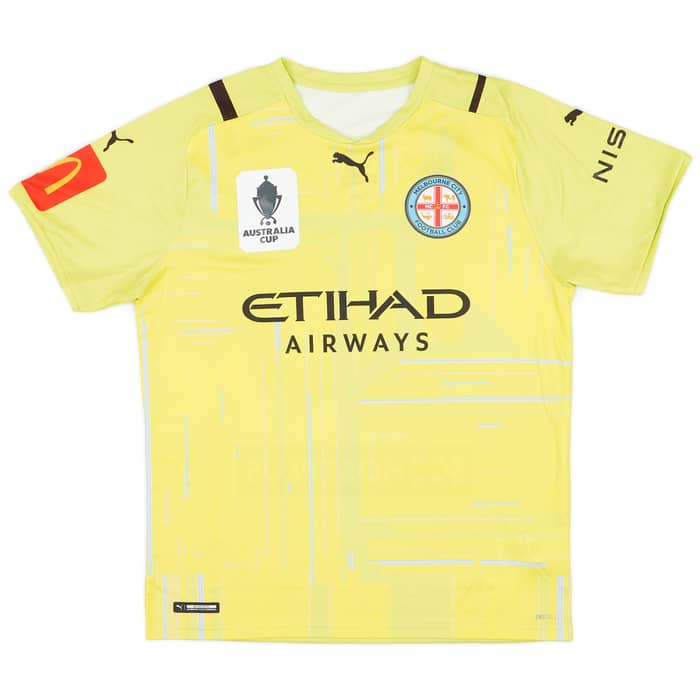 2021-22 Melbourne City Player Issue Australia Cup GK Shirt #60