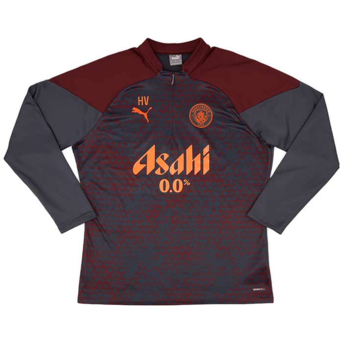 2023-24 Manchester City Staff Issue 1/4 Zip Training Top - 5/10