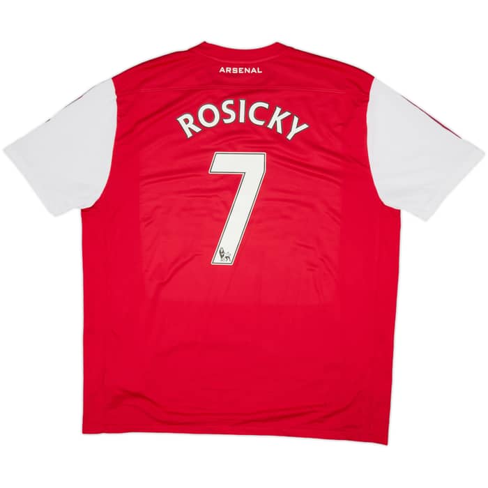 2011-12 Arsenal Home Shirt Rosicky #7 - 6/10 - (XXL)
