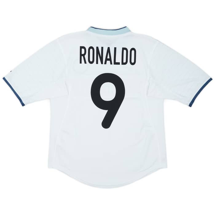2000-01 Inter Milan Away Shirt Ronaldo #9 - 10/10 - (S)