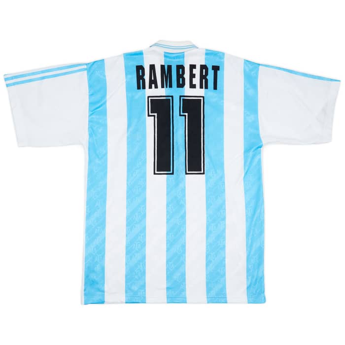1995 Argentina Match Worn Confederations Cup Final Home Shirt Rambert #11