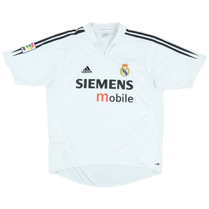 2004-05 Real Madrid Home Shirt Zidane #5 - 6/10 - (L)
