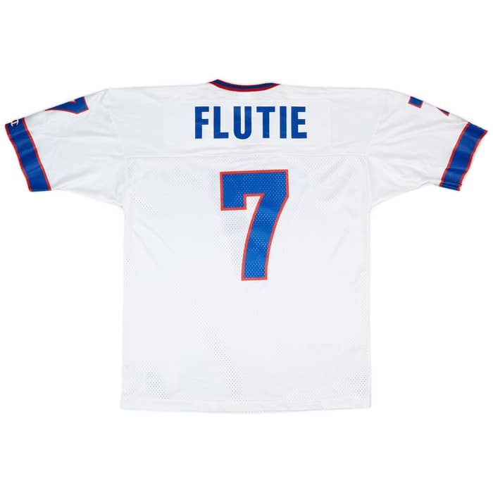 1998-00 Buffalo Bills Flutie #7 Champion Away Jersey - 8/10 - (L)