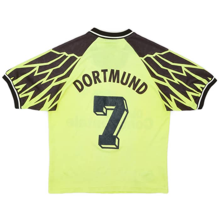 1994-95 Borussia Dortmund Home Shirt #7 - 7/10 - (XL.Boys)