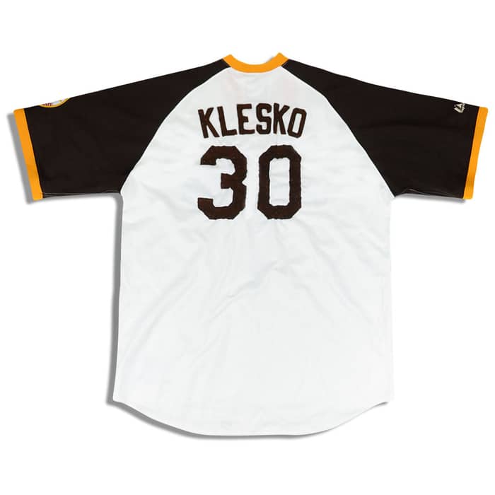 1978 San Diego Padres Klesko #30 Majestic Cooperstown Collection Jersey (Home) XXL
