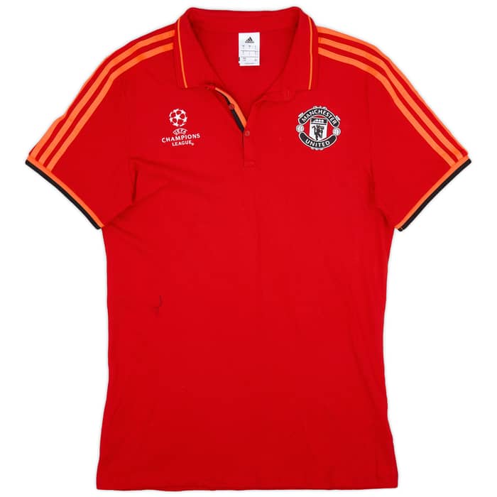 2015-16 Manchester United adidas Polo Shirt - 8/10 - (L)