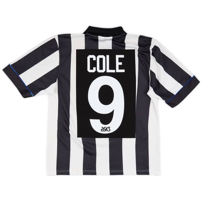 1993-95 Newcastle Home Shirt Cole #9 - 6/10 - (M)