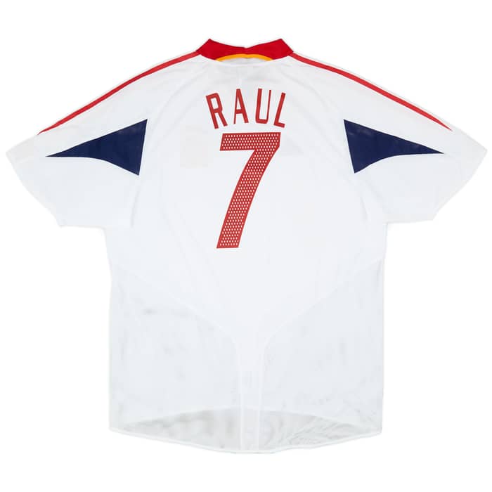 2004-06 Spain Away Shirt Raul #7 (XL)