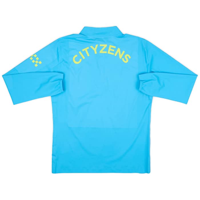 2024-25 Manchester City Player Issue 1/4 Zip Training Rain Top #10 (Grealish) - 9/10 - (M)