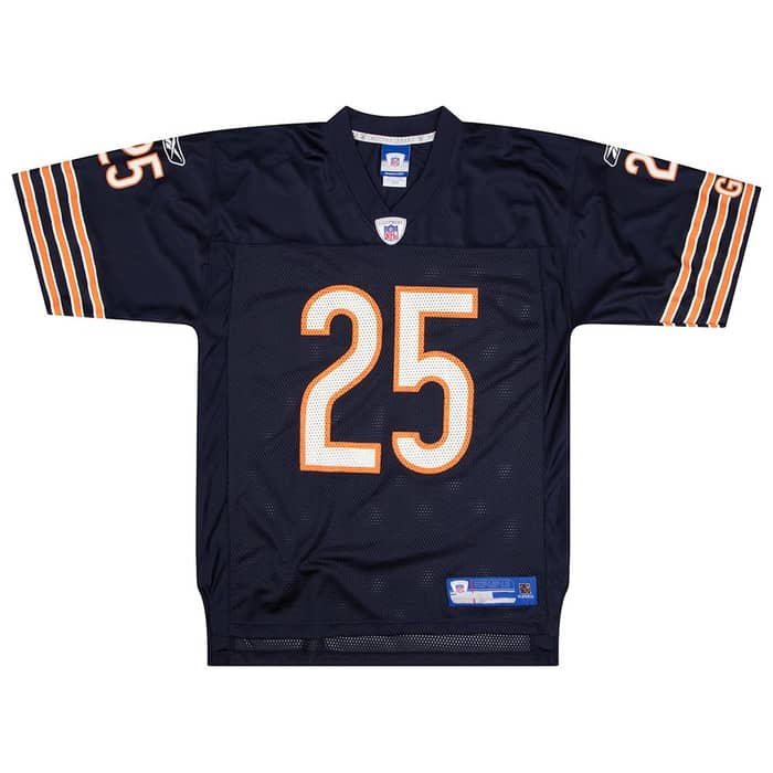 2007 Chicago Bears Wolfe #25 Reebok On Field Jersey (Home) M