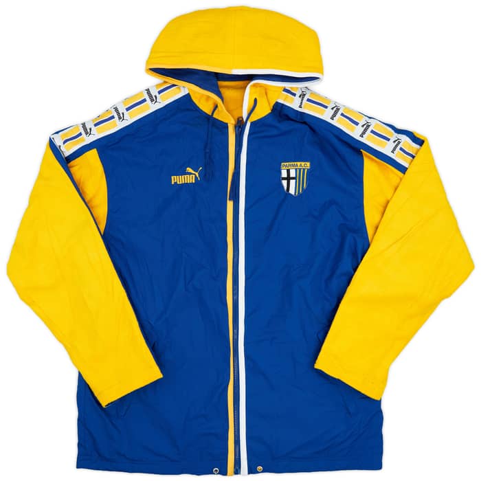 1997-98 Parma Puma Reversible Hooded Track/Fleece Top - 9/10 - (L)