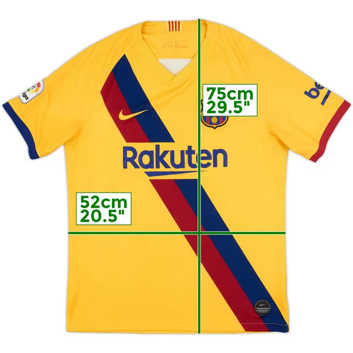 2019-20 Barcelona Away Shirt Messi #10 - 8/10 - (L)