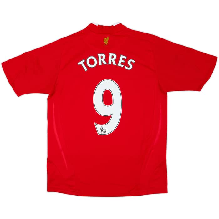 2008-10 Liverpool Home Shirt & Shorts Torres #9 - 10/10 - (L.Boys)