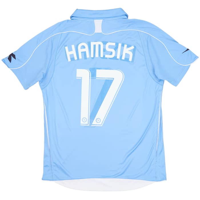 2008-09 Napoli Home Shirt Hamsik #17 - 5/10 - (L)
