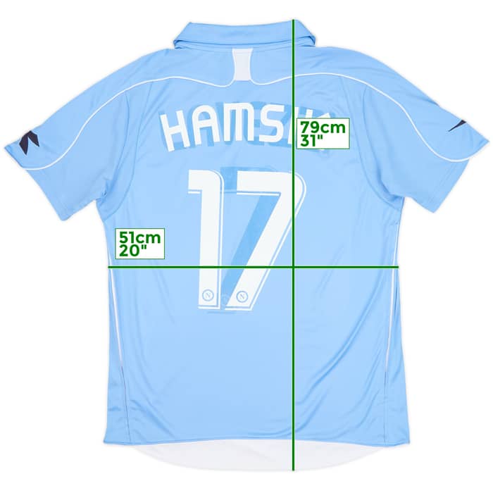 2008-09 Napoli Home Shirt Hamsik #17 - 5/10 - (L)
