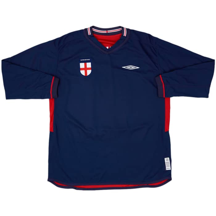 2002-04 England Away L/S Shirt Owen #10 - 9/10 - (L)