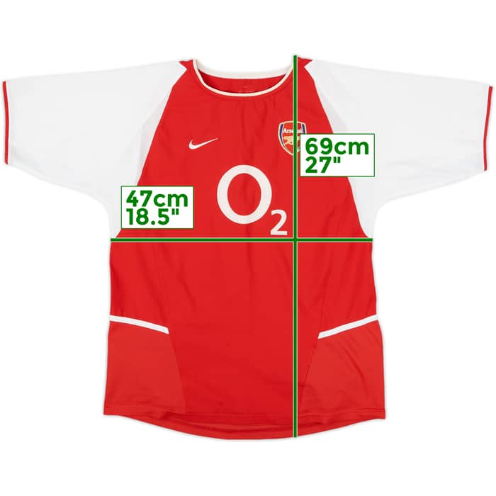 2002-04 Arsenal Home Shirt - 6/10 - (XL.Boys)