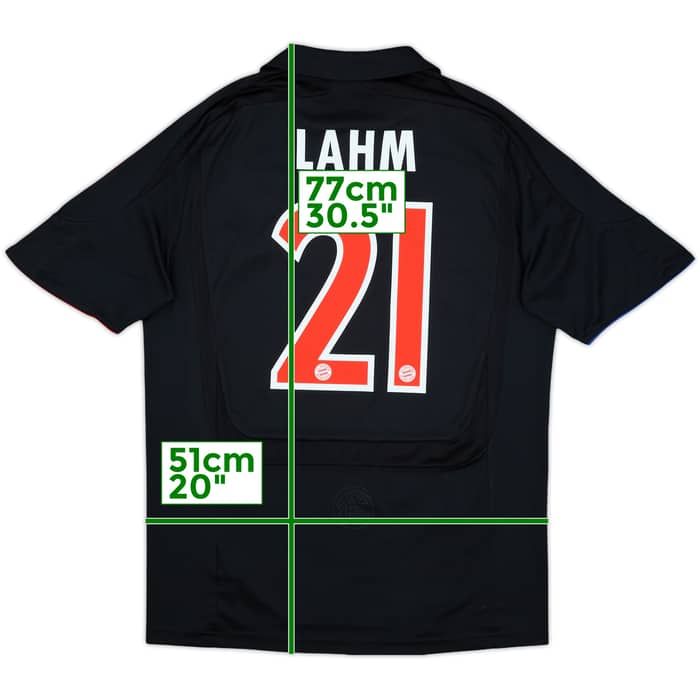 2007-09 Bayern Munich European Shirt Lahm #21 - 7/10 - (M)