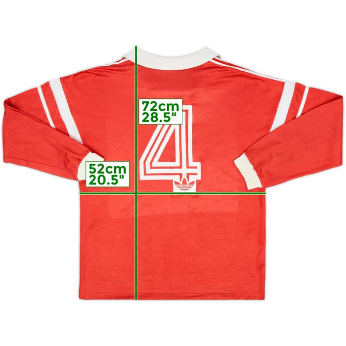 1988-90 Switzerland Match Issue Home L/S Shirt #4