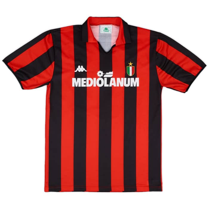 1988-89 AC Milan Match Issue Home Shirt #5