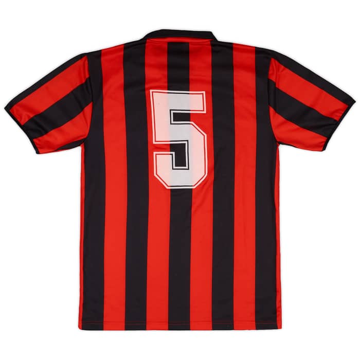 1988-89 AC Milan Match Issue Home Shirt #5