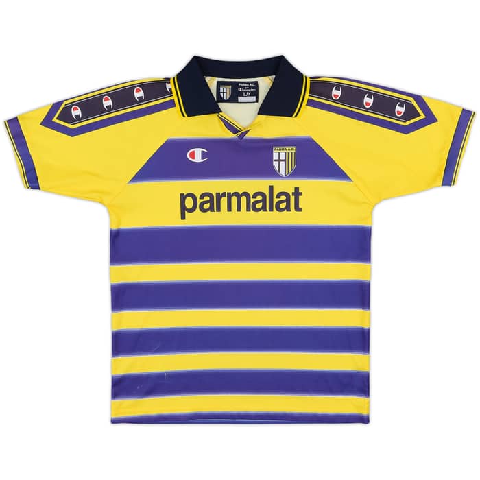 1999-00 Parma Home Shirt - 9/10 - (L.Boys)