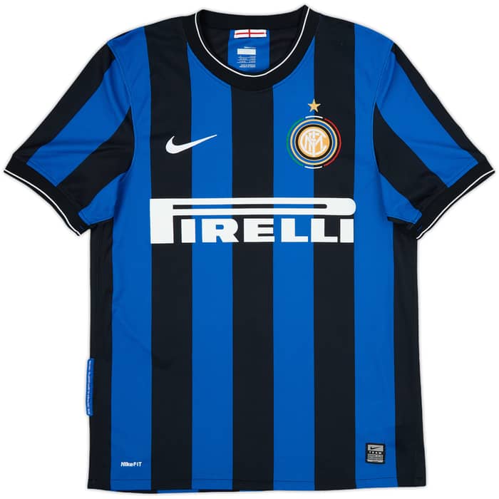 2009-10 Inter Milan Maillot Domicile Balotelli #45 - 10/10 - (S)