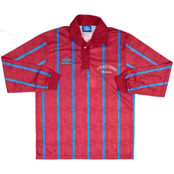 1990s Umbro Template L/S Shirt - 8/10 - (L)