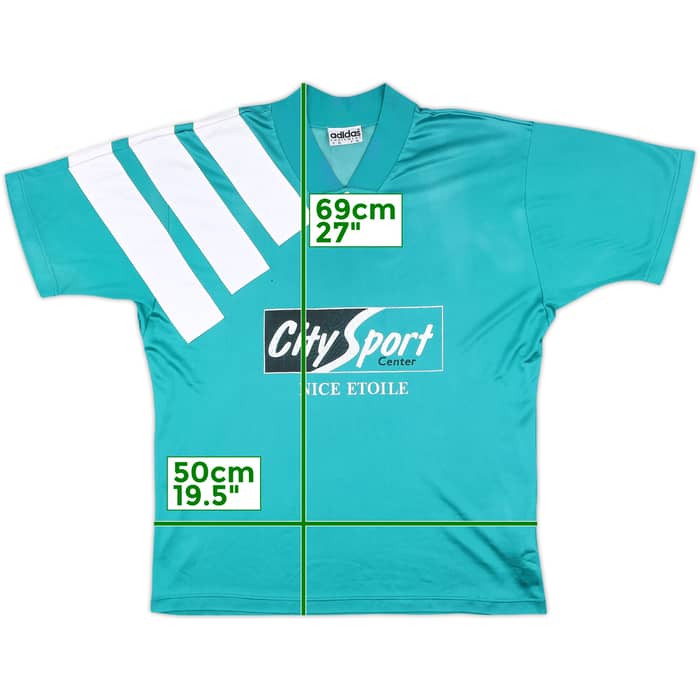 1992-93 adidas Template Shirt #5 - 5/10 - (XL)