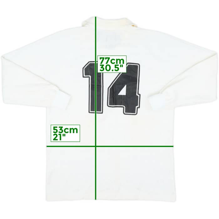1991-92 Palermo Match Issue Away L/S Shirt #14