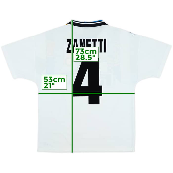 1995-96 Inter Milan Third Shirt Zanetti #4 - 6/10 - (M)