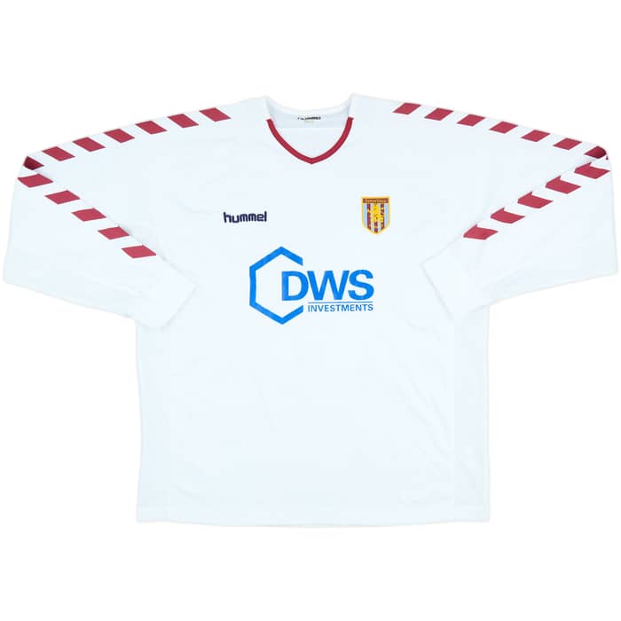 2004-05 Aston Villa Match Issue Away L/S Shirt #24