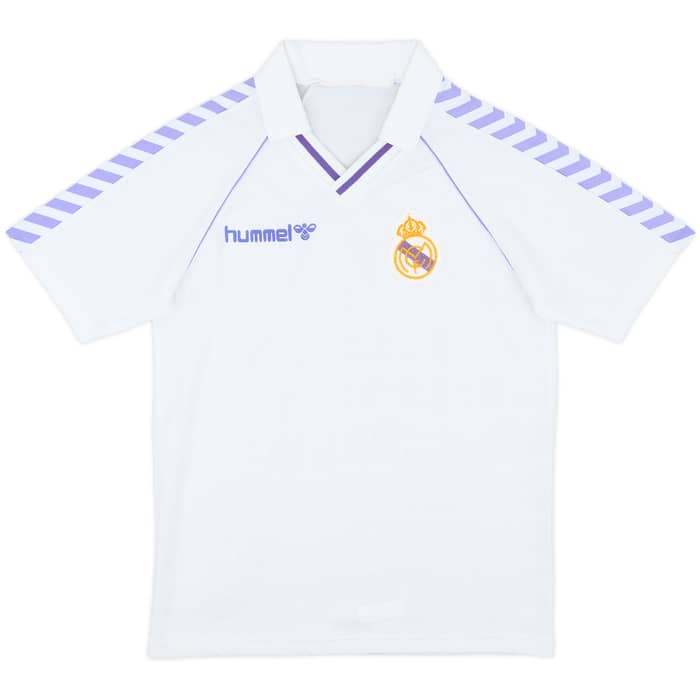 1986-88 Real Madrid Home Shirt - 8/10 - (S)