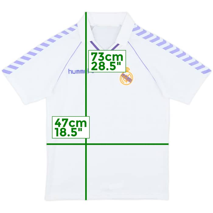 1986-88 Real Madrid Home Shirt - 8/10 - (S)
