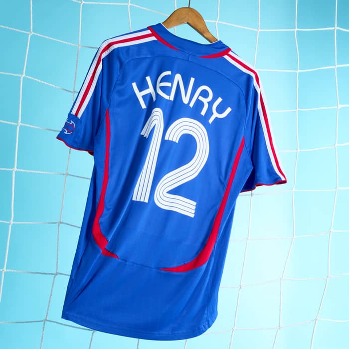 2006-07 France Maillot Domicile Henry #12 - 8/10 - (S)