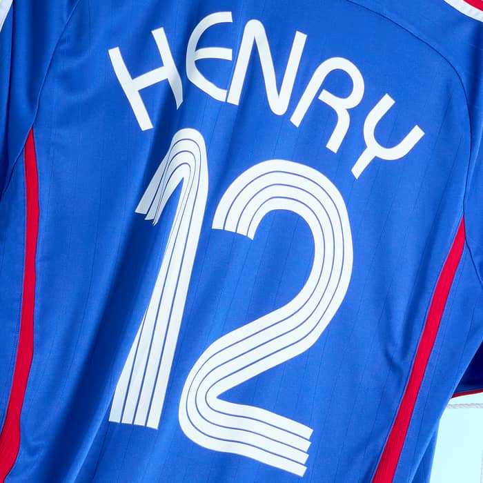 2006-07 France Maillot Domicile Henry #12 - 8/10 - (S)