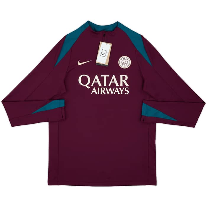 2024-25 Paris Saint-Germain Nike 1/4 Zip Drill Top (M)
