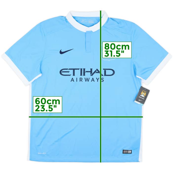2015-16 Manchester City Home Shirt Kolarov #13 (XL)