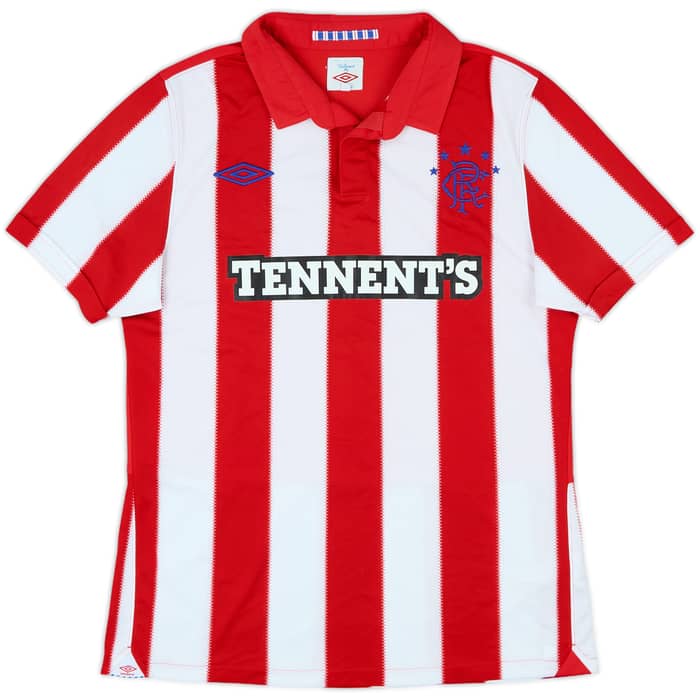 2010-11 Rangers Away Shirt Weir #3 - 8/10 - (S)