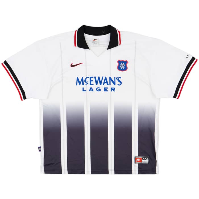 1997-99 Rangers Away Shirt Gascoigne #8 - 8/10 - (XXL)