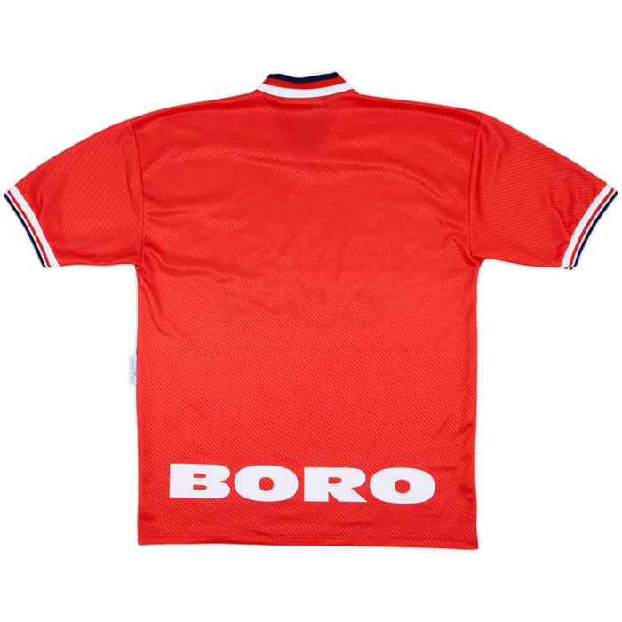 1997-98 Middlesbrough Coco-Cola Cup Finalist 1998 Home Shirt - 9/10 - (XL)