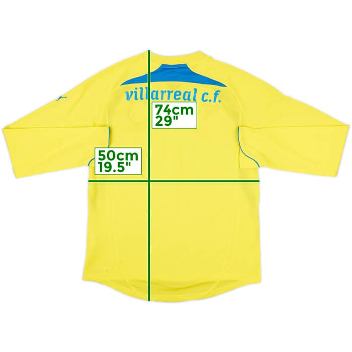 2010-11 Villarreal Puma Training L/S Shirt - 8/10 - (M)
