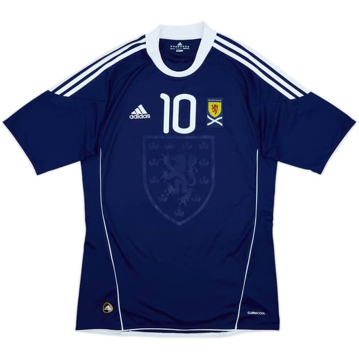 2010-11 Scotland Home Shirt Fletcher #10 - 9/10 - (M)