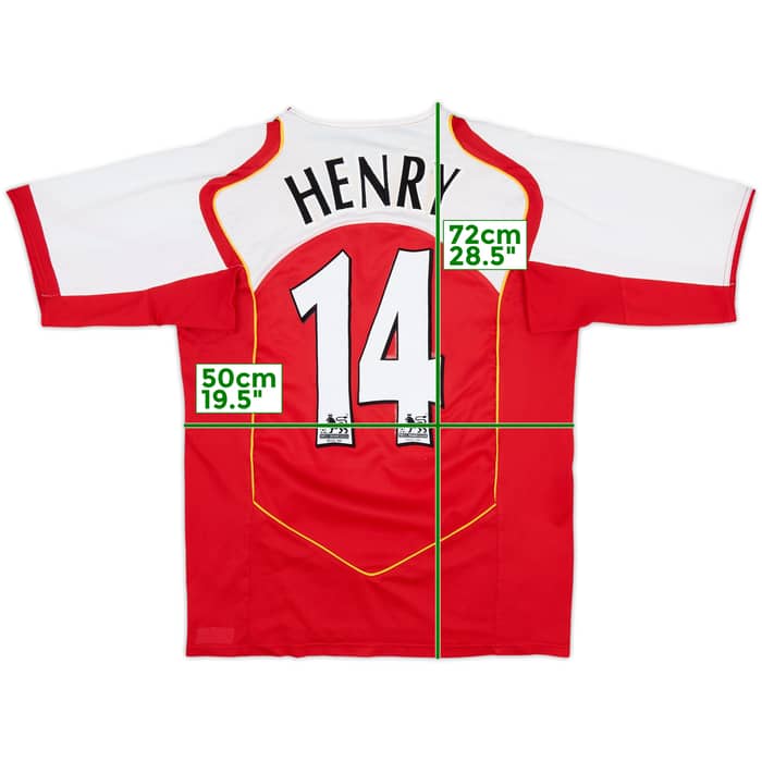 2004-05 Arsenal Home Shirt Henry #14 - 7/10 - (S)