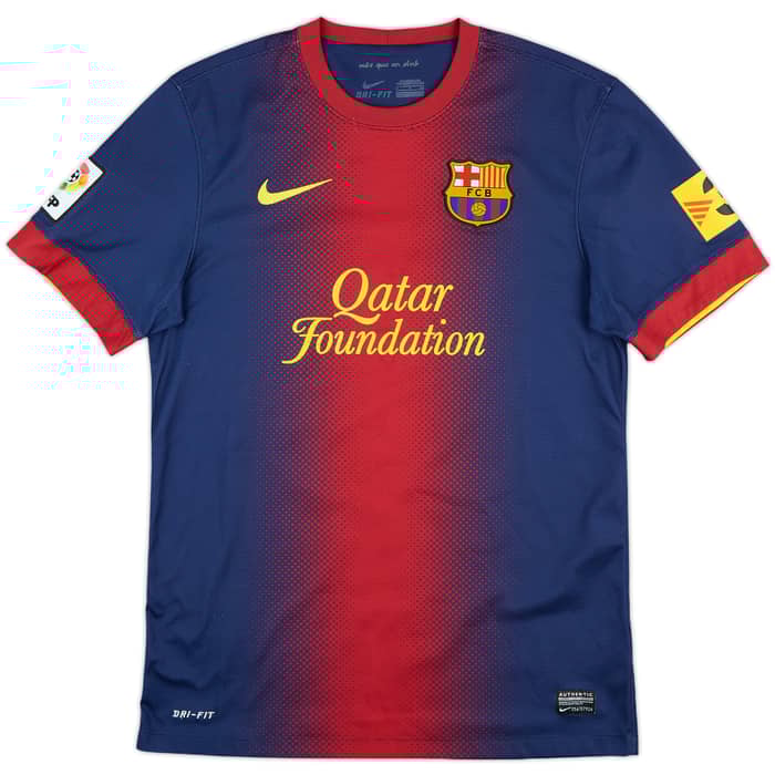 2012-13 Barcelona Home Shirt Messi #10 - 7/10 - (S)