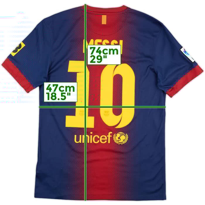 2012-13 Barcelona Home Shirt Messi #10 - 7/10 - (S)