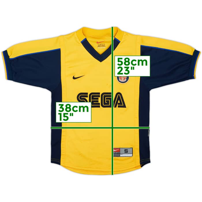 1999-01 Arsenal Away Shirt - 7/10 - (S.Boys)